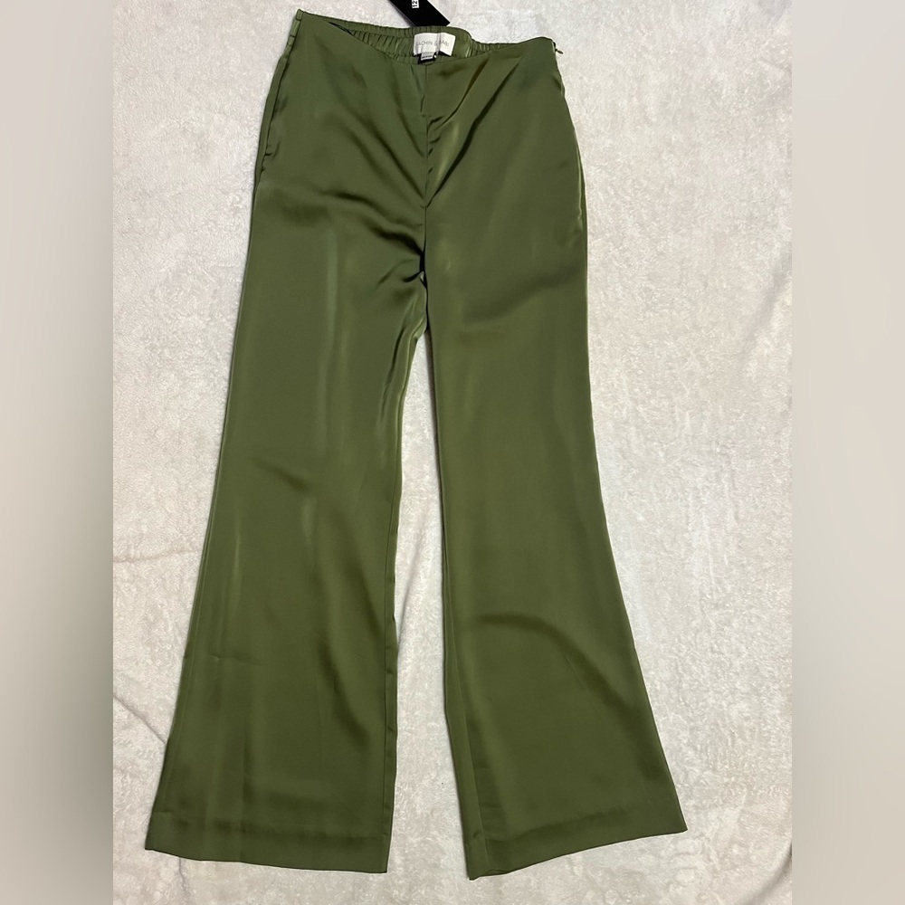Sachin + Babi Green Wide Leg Pants - Picture 5 of 13